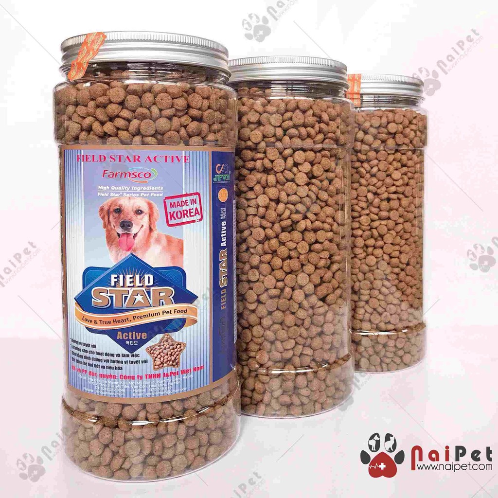 Thức Ăn Hỗn Hợp Dành Cho Chó Field Star Active Hộp 700g