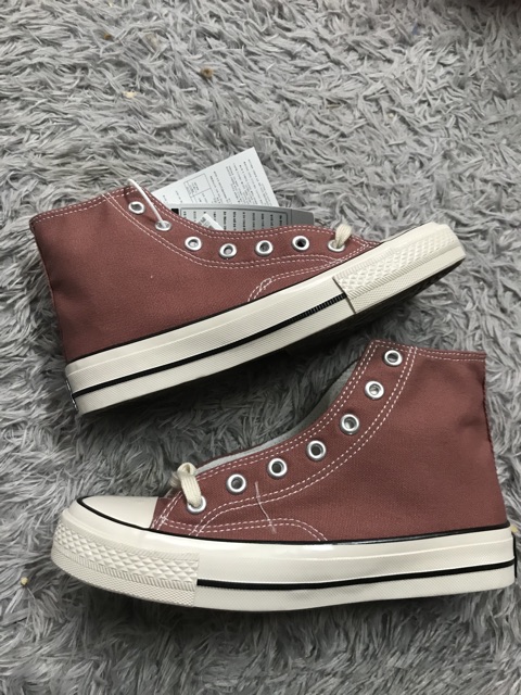 Giày cv , giày ulzzang nữ nam thể thao hàn quốc đế bóng tem đỏ full box phụ kiện | BigBuy360 - bigbuy360.vn