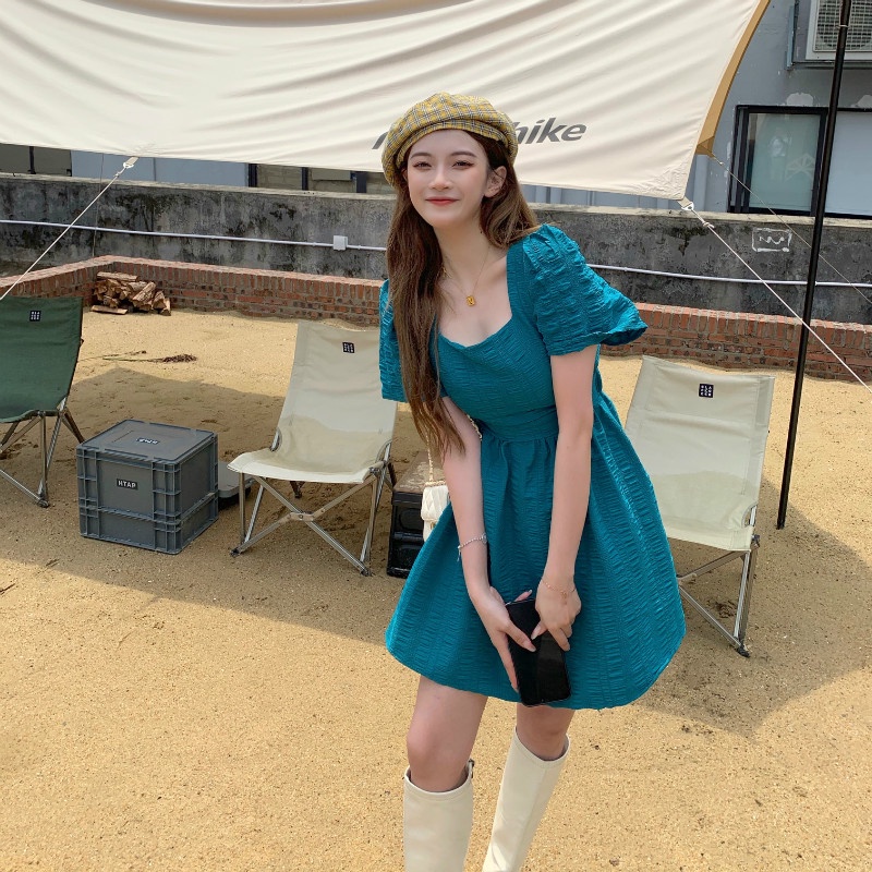 Đầm hở lưng Perty thiết kế mới thời trang mùa hè theo phong cách Hàn Quốc cho nữ