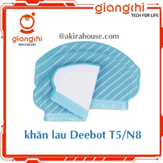 Khăn lau cho robot hút bụi Ecovacs Deebot T5 Hero, T5 Max, T5 Neo, N8, N5, DJ65, Ozmo 920, Ozmo 950 - GIANGCHISHOP
