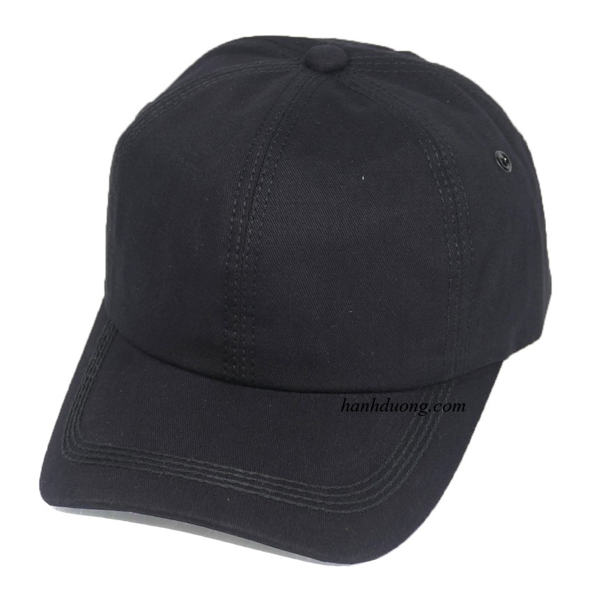 Nón kết không thêu mũ lưỡi trai nam nữ không logo với chất liệu vải cotton thoáng mát có khóa tăng giảm size