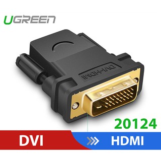 Đầu rắc chuyển đổi DVI sang HDMI - Ugreen 20124 Cao cấp