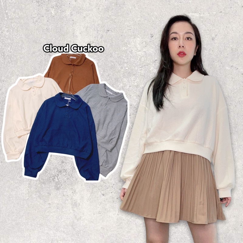 Áo Croptop Trơn Có Cổ - Mã Số: Do1852