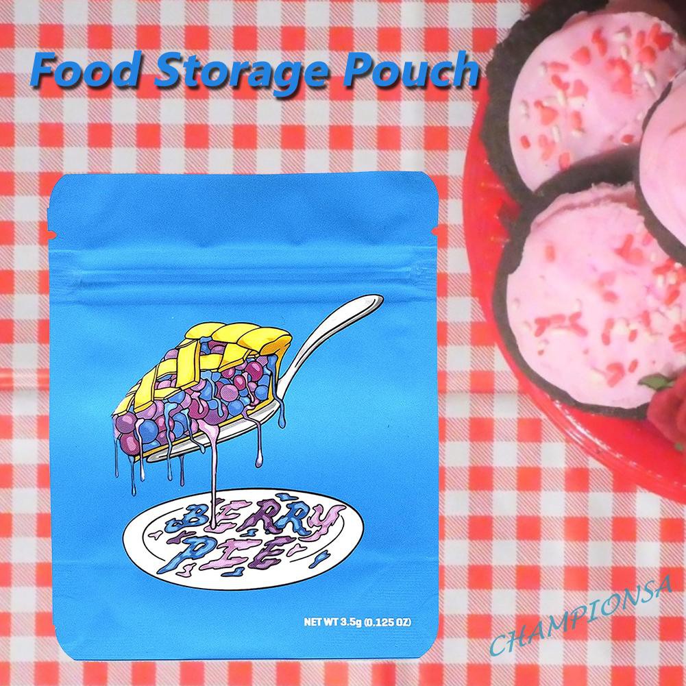 ♡COD♡ 25pcs 3.5g Ziplock Mylar Bags Vacuum Food Storage Resealable Heatseal Bag