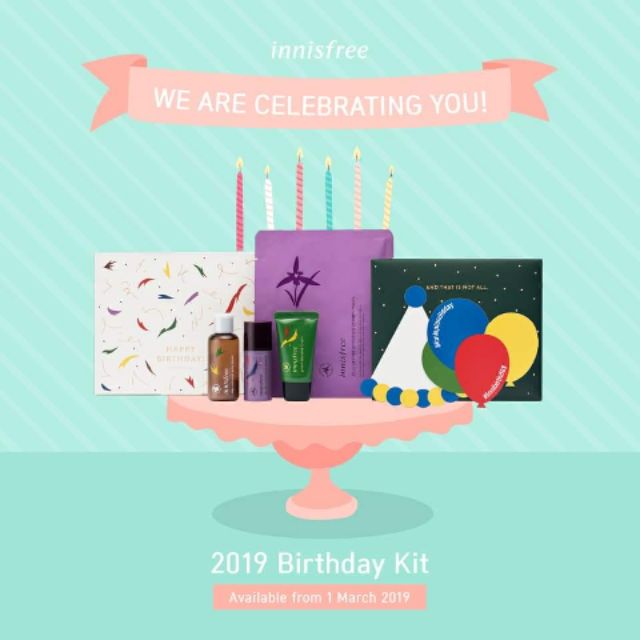 Bộ kit innisfree Happy Birthday