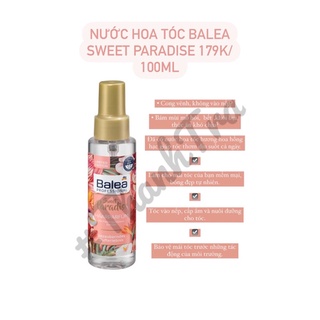 Xịt dưỡng tóc/ nước hoa cho tóc balea nội địa đức