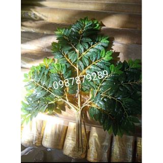 Cành lá khế giống thật trang trí làm cây Giá sỉ-Cành lá giả