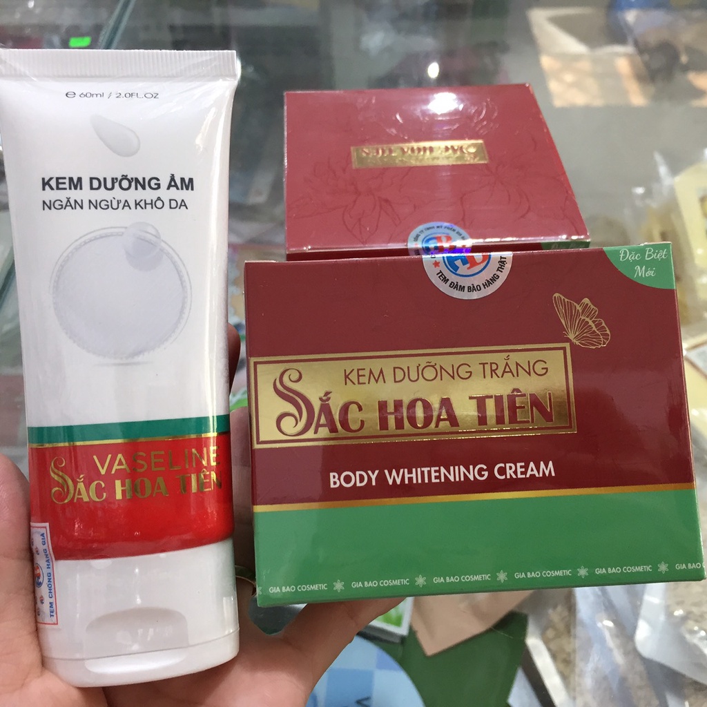 KEM DƯỠNG TRẮNG SẮC HOA TIÊN 150gam giá bao bì 379.000vnđ