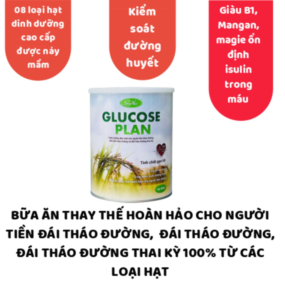 SỮA TIỂU ĐƯỜNG - TIỂU ĐƯỜNG - GLUCOSE PLAN - 100% TỪ CÁC LOẠI HẠT, BỮA ĂN DINH DƯỠNG HOÀN HẢO CHO NGƯỜI TIỂU ĐƯỜNG