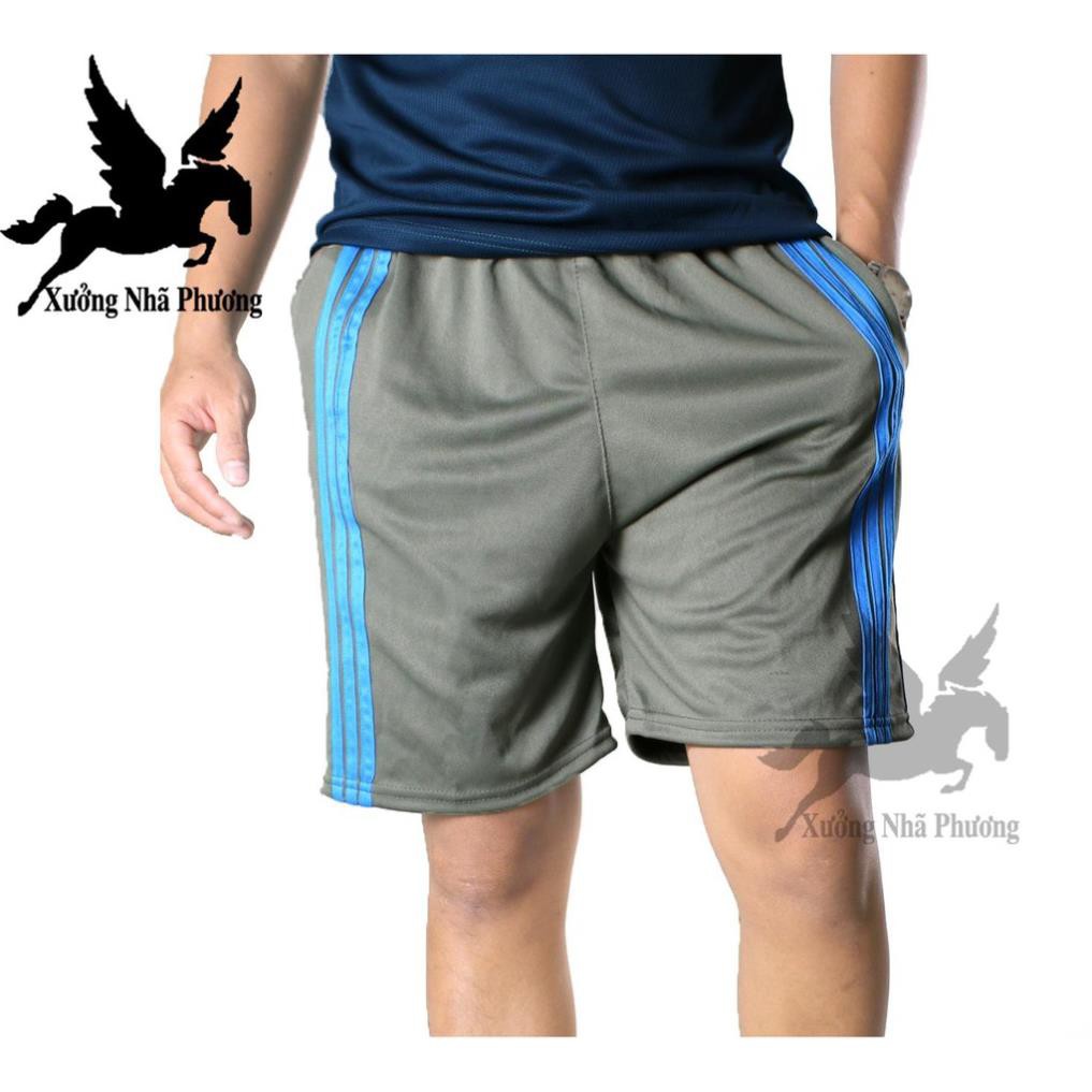 Combo 3 quần đùi nam mặc nhà vải thun mát loại quần đùi 3 sọc dành cho người dưới 70kg | BigBuy360 - bigbuy360.vn