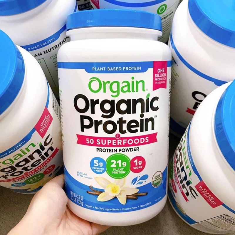 Bột protein hữu cơ orgain organic protein superfoods của mỹ 1.224g