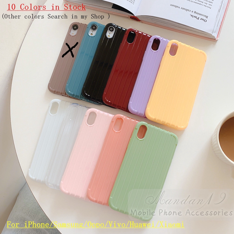 Ốp điện thoại mềm sọc vân chống sốc kiểu dáng đơn giản cho Samsung J2 J7 Prime J5 J7 Pro J7 2016 J8 J6 J4 Plus | BigBuy360 - bigbuy360.vn