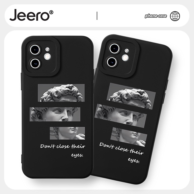 Ốp lưng JEERO Hình dễ thương đẹp Cho iphone 14 13 12 11 Pro Max SE 2020 X XR XS 8 7 ip 6S 6 Plus kute HFF1406