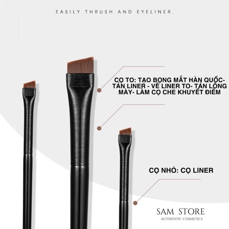 Cọ kẻ eyeliner vẽ mắt gel siêu mảnh và dễ dàng