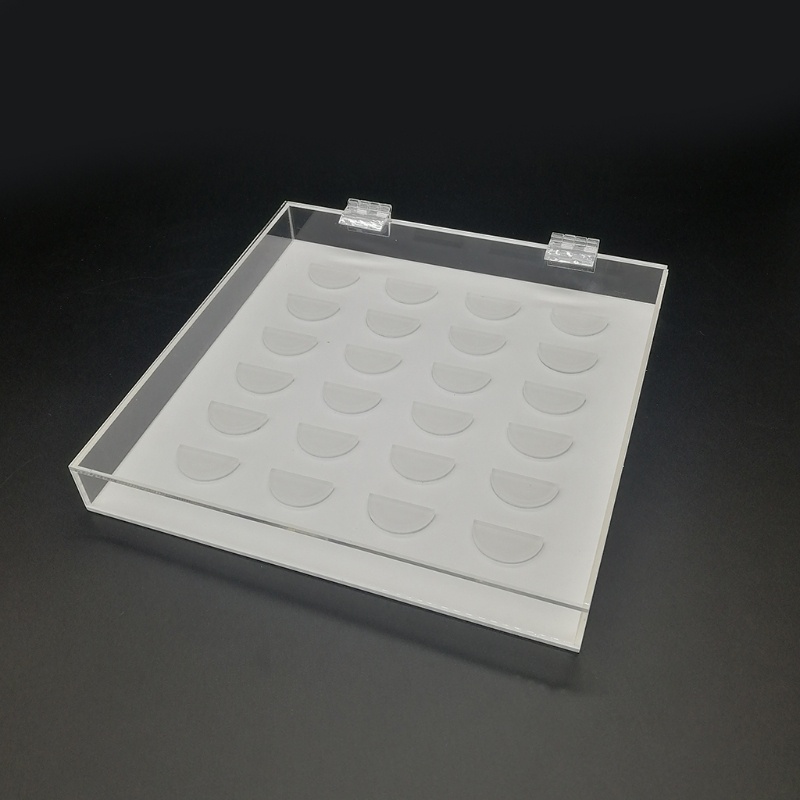 Set 12 Cặp Lông Mi Giả Bằng Acrylic Trong Suốt Trưng Bày