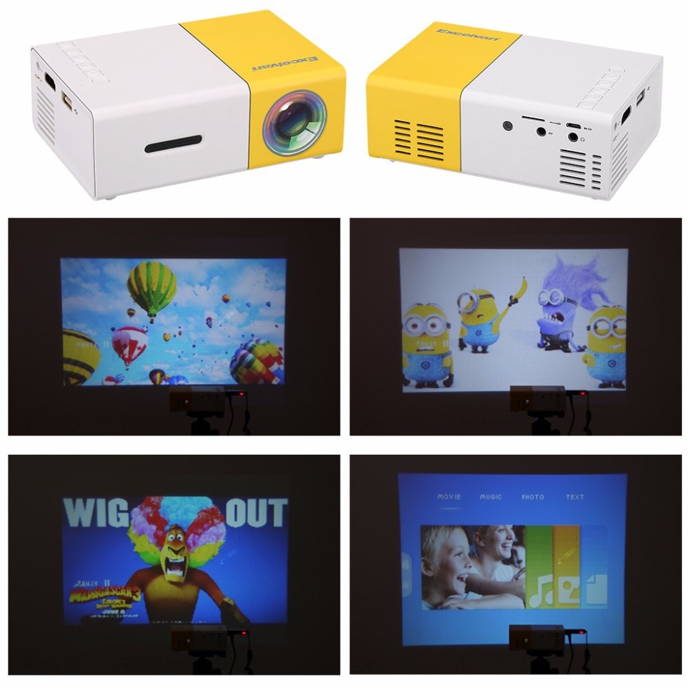 Máy ChiếU Mini Gia ĐìNh HD 1080P Led YG300