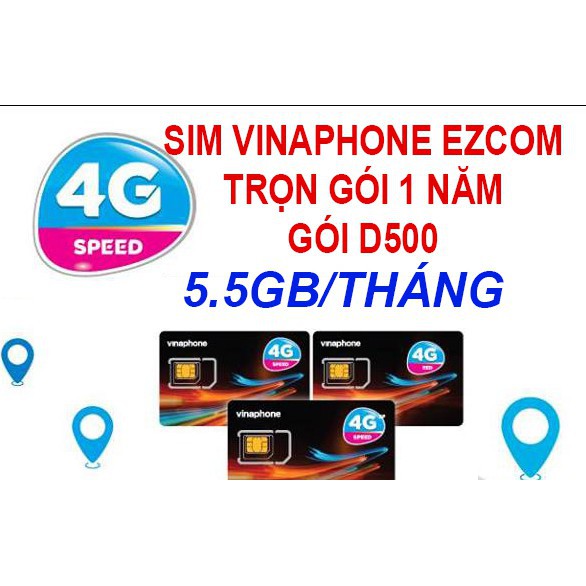 (VÀO MẠNG MIỄN PHÍ) Sim data 4G vina xài 1 năm không phí gia hạn