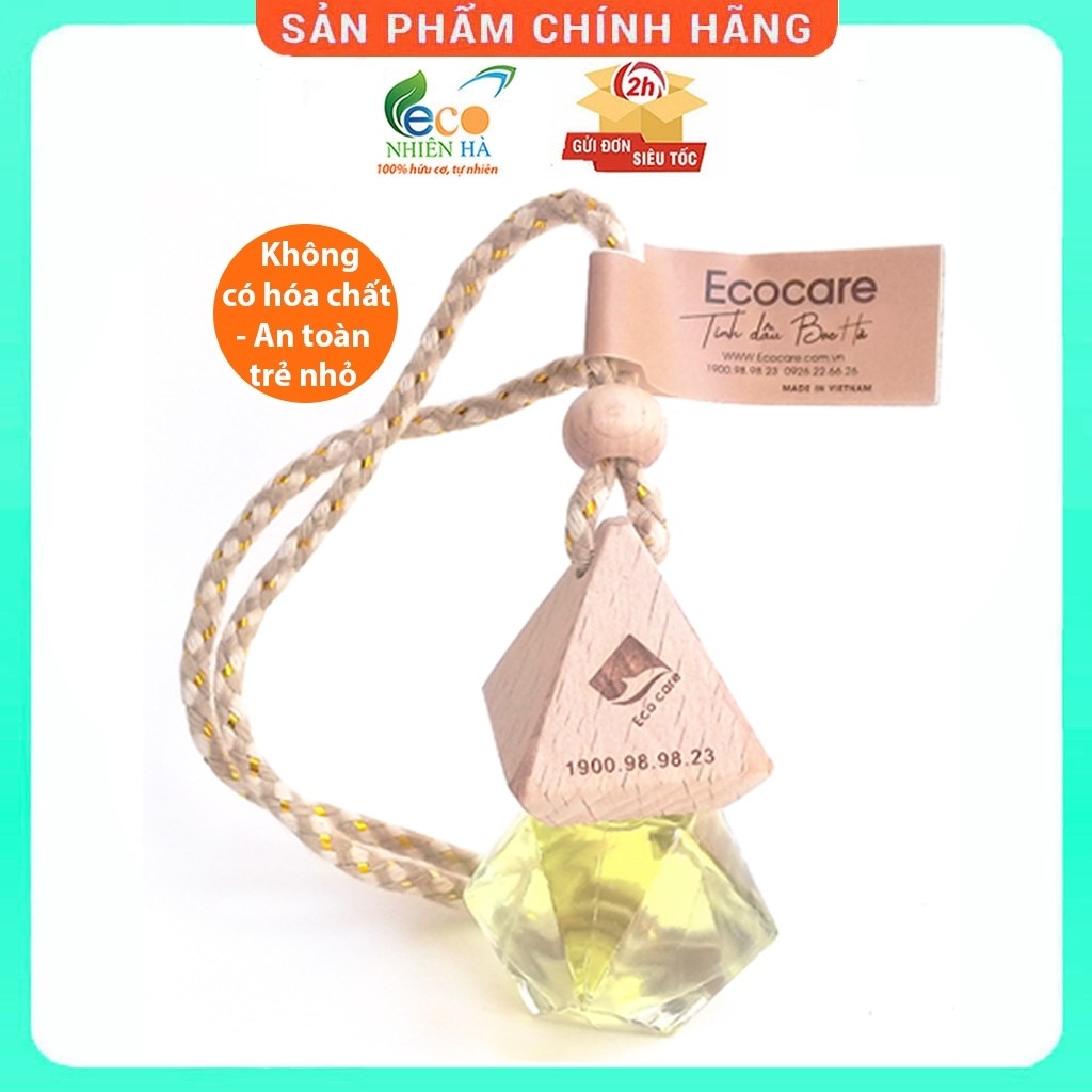 Tinh dầu ECOCARE 7ml bạc hà, tinh dầu thơm phòng, treo xe giúp giảm căng thẳng