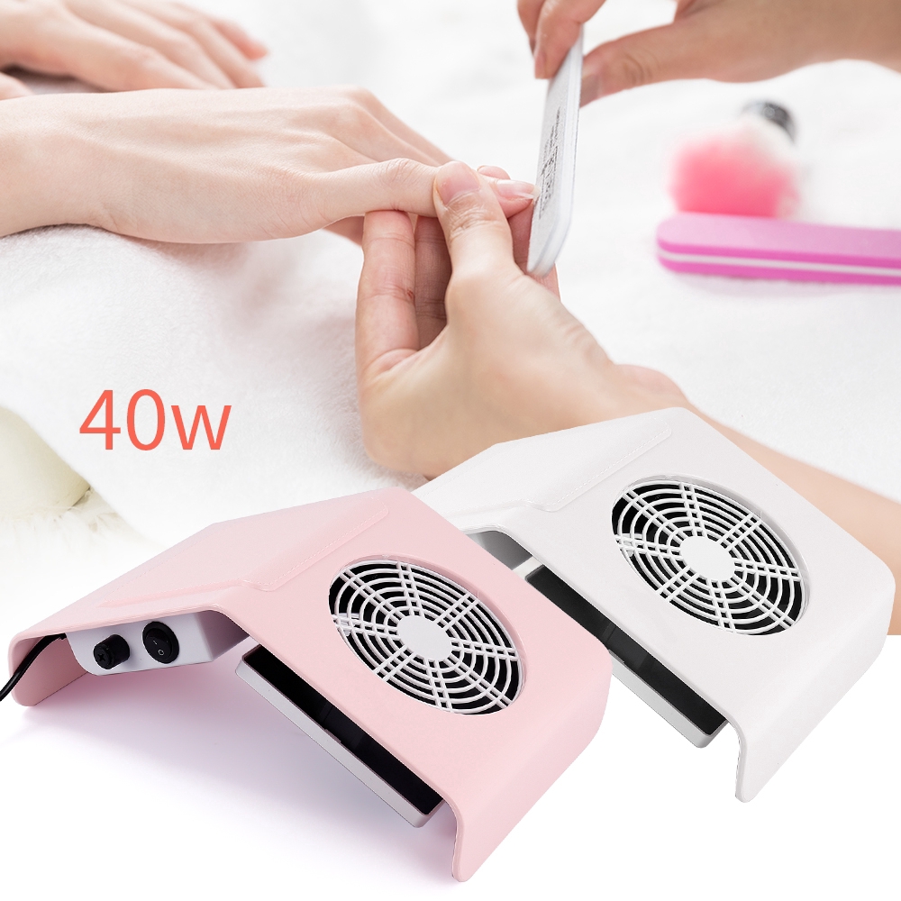 Foreverlily Cổ Phiếu Sẵn Sàng Máy Hút Bụi Làm Móng Tay 40W Kèm 2 Túi Đựng
