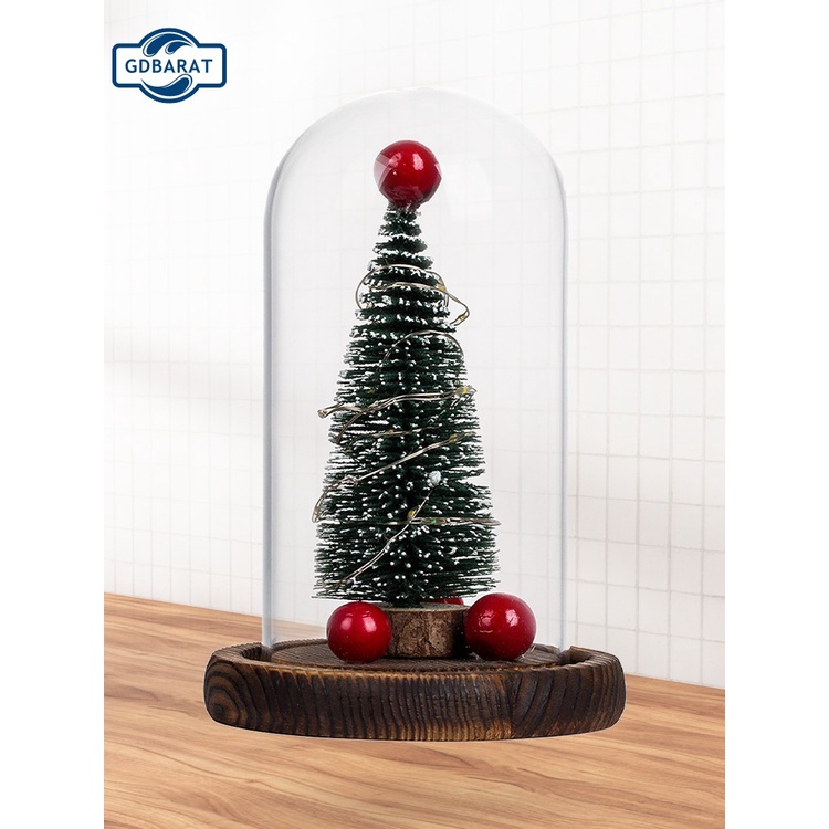 Dây đèn hình tròn bằng kính dùng trang trí giáng sinh