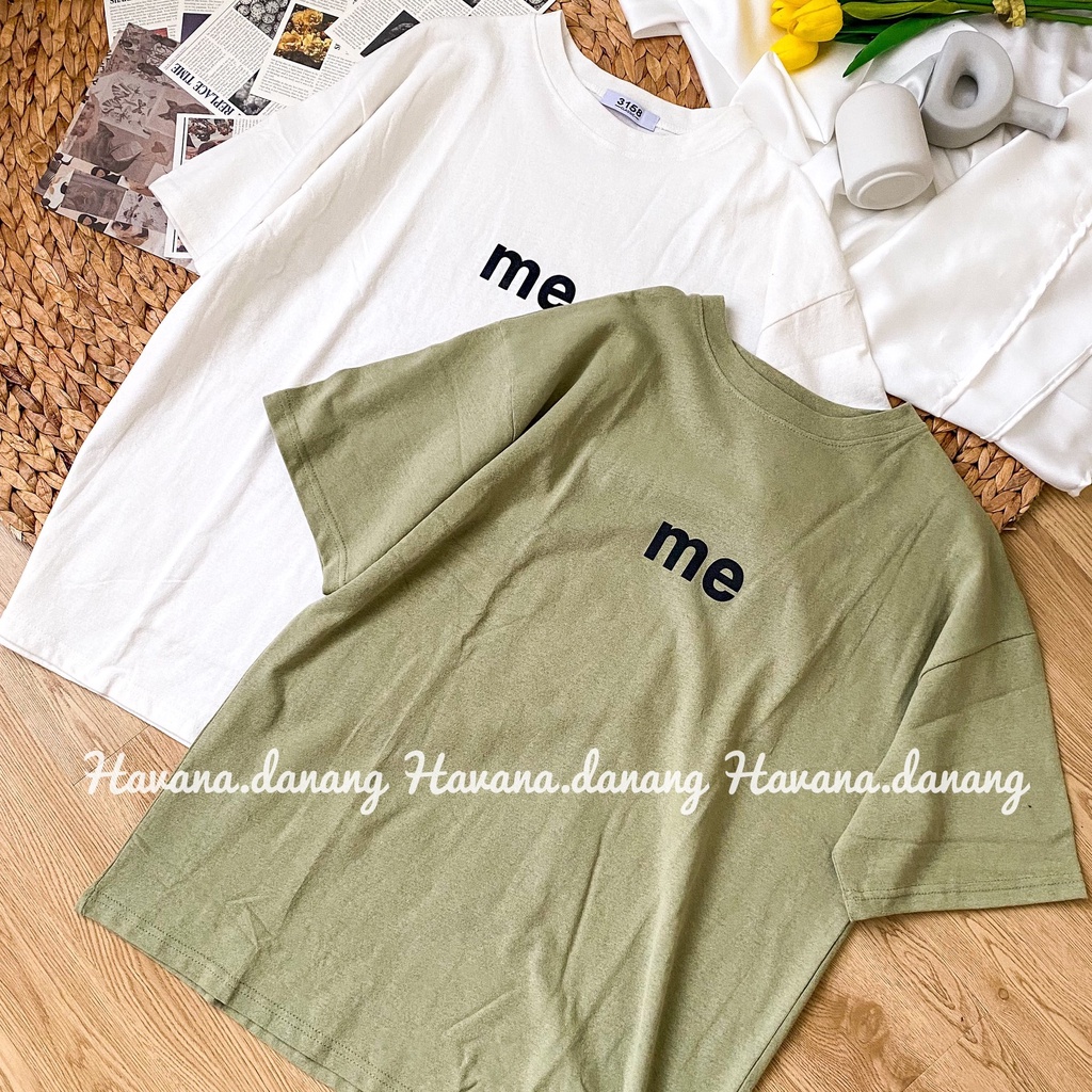 Áo thun chữ me, áo pull unisex 3 màu