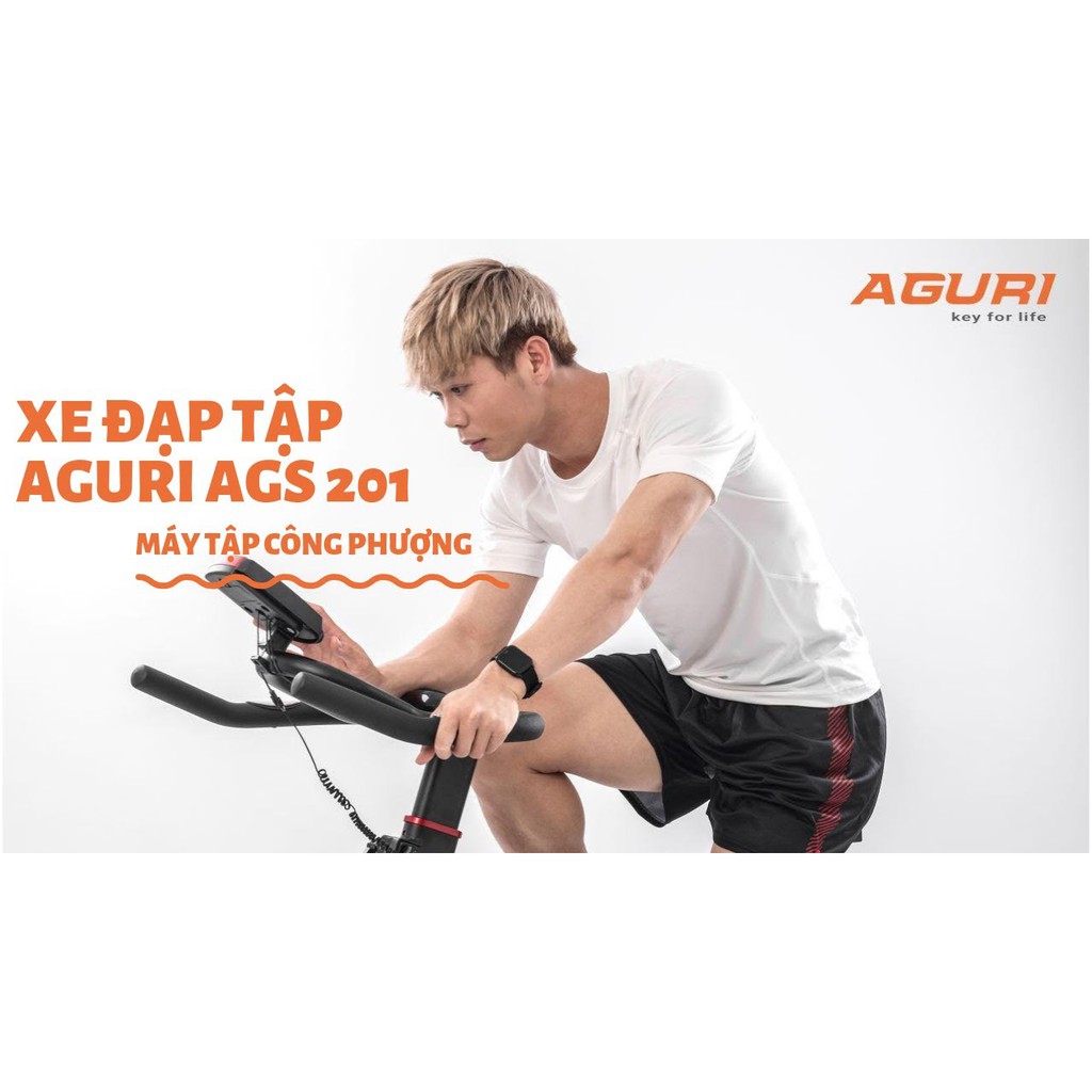 XE ĐẠP TẬP THỂ DỤC AGURI AGS-201 CAO CẤP (Máy Tập Công Phượng)