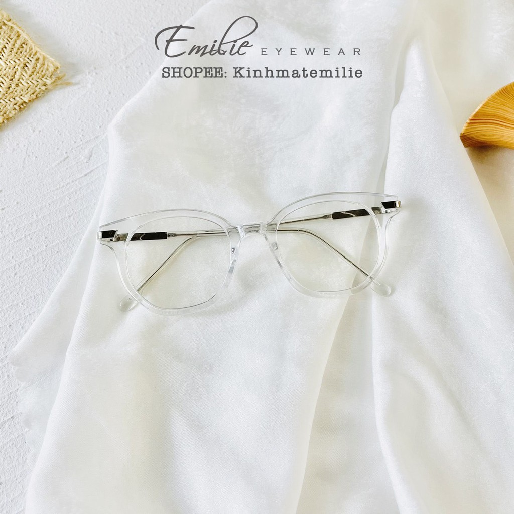 Gọng kính nhựa vuông bản dày chắc chắn Emilie eyewear phụ kiện thời trang of2431
