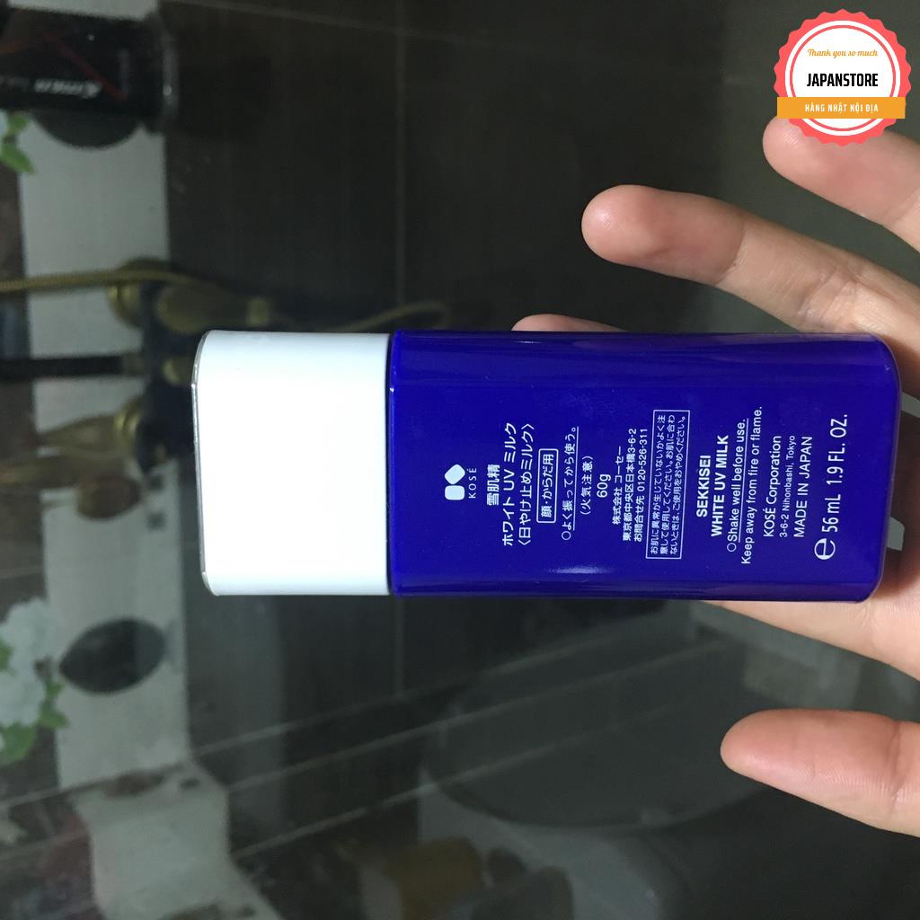 Kem chống nắng dạng sữa💖FREESHIP💖Chống nắng Nhật Bản Kose Sekkisei Skincare UV Milk SPF50+/PA++++  bảo vệ da | BigBuy360 - bigbuy360.vn