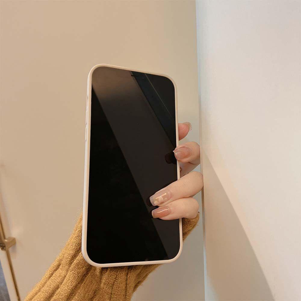 Ốp Điện Thoại Mềm Siêu Mỏng Họa Tiết Hoa Màu Đen Cho iPhone 13Pro Max