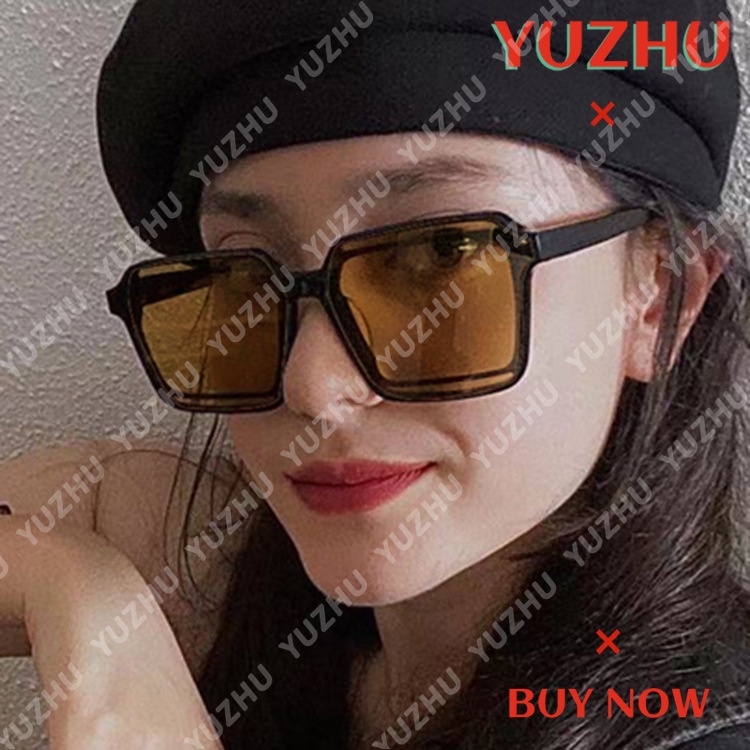 Kính mát gọng vuông chống tia uv400 phong cách hàn quốc thời trang cho nữ