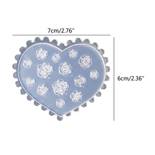 Khuôn Silicone Làm Hoa Hồng Trang Trí Móng