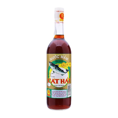 Nước mắm Cát Hải chai thủy tinh chai 650ml