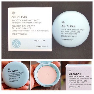 Phấn phủ kiềm dầu The faceshop tone sáng