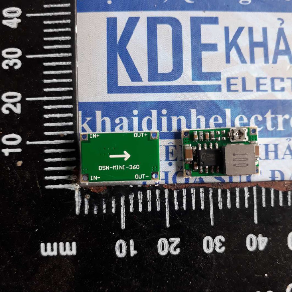 2 cái module nguồn DC-DC buck MINI360 in:4.5-23V out:1-17V 1.8A (max 3A) kde3790