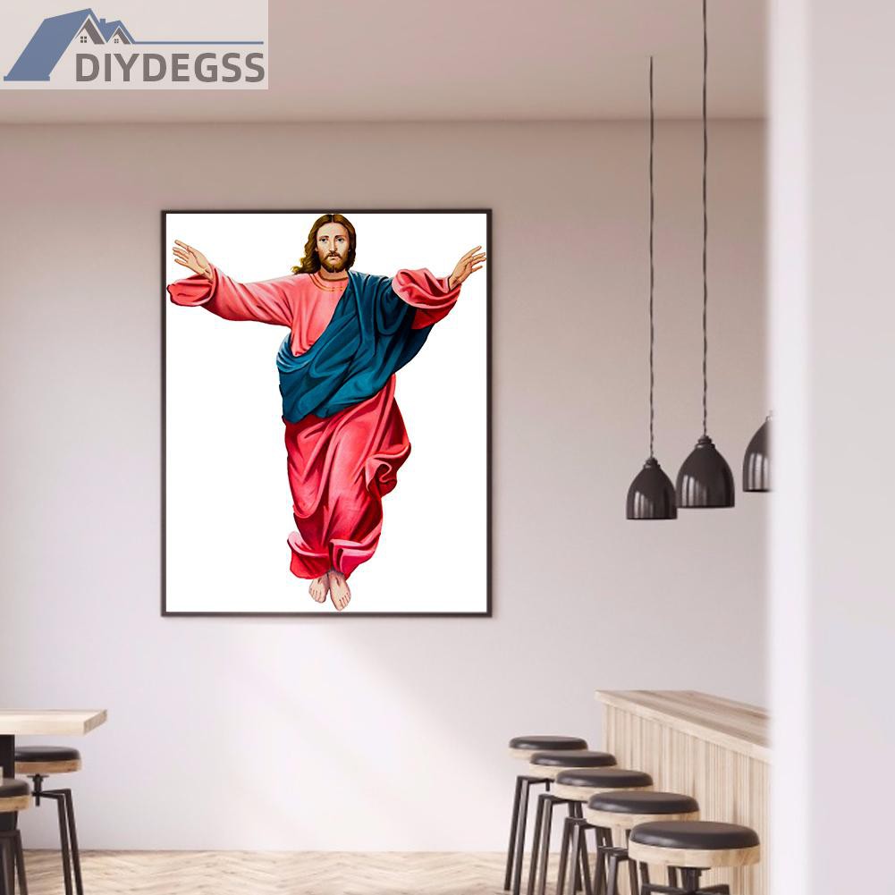 Bộ Tranh Đính Đá 5d Tự Làm Hình Chúa Jesus 12.2 Great Jesus