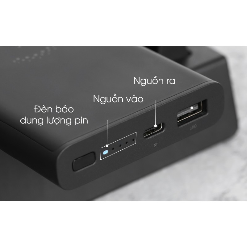 💥chính hãng💥 Pin sạc dự phòng không dây Xiaomi 10000mAh 2019 - Sạc dự phòng tích hợp sạc không dây 10000mAh Xiaomi lite