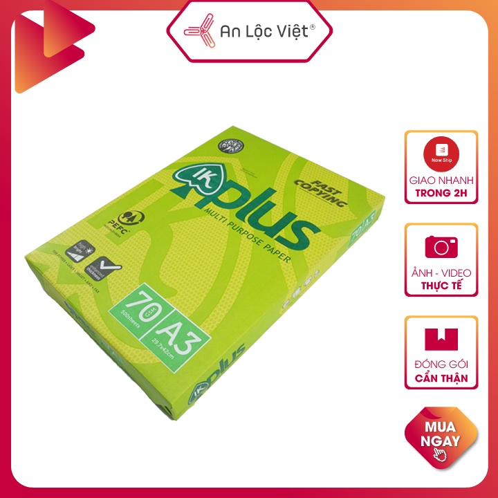 Giấy A3 IK Plus 70 gsm