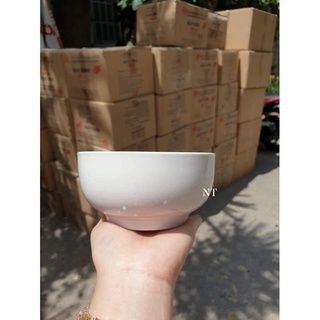 Combo 10 chén sứ trắng