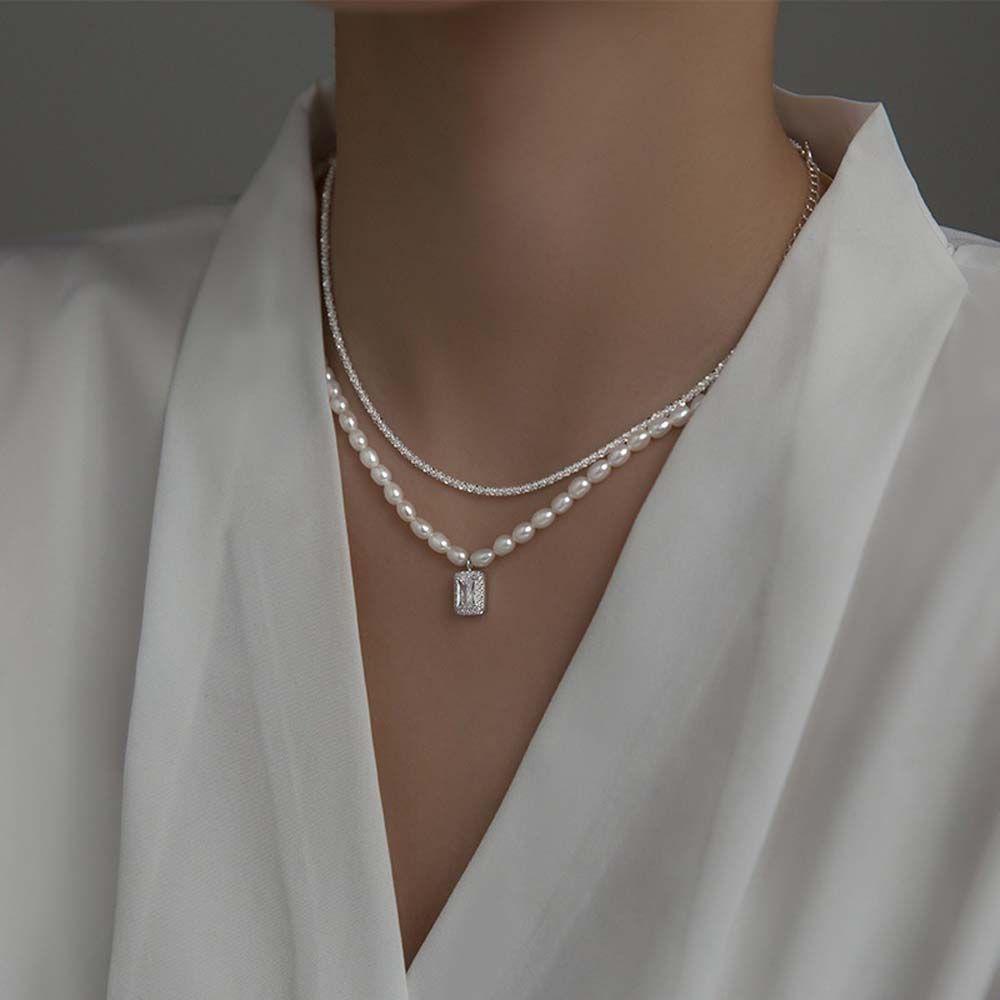 MOCHO Vòng cổ Ngọc Trai Thời Trang