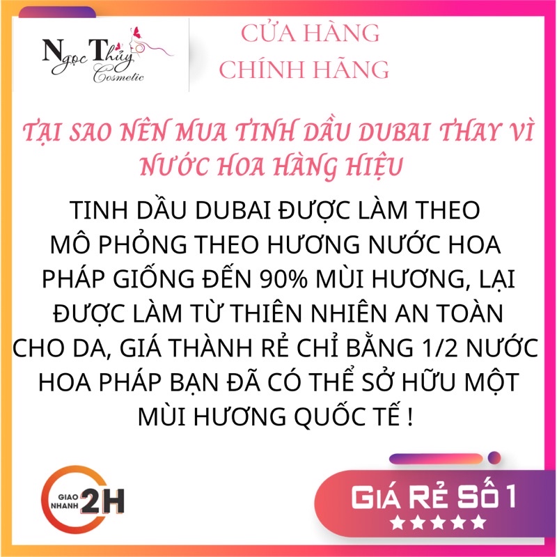 (CHÍNH HÃNG) Tinh dầu nước hoa Dubai Sharjja mẫu con công 15ml