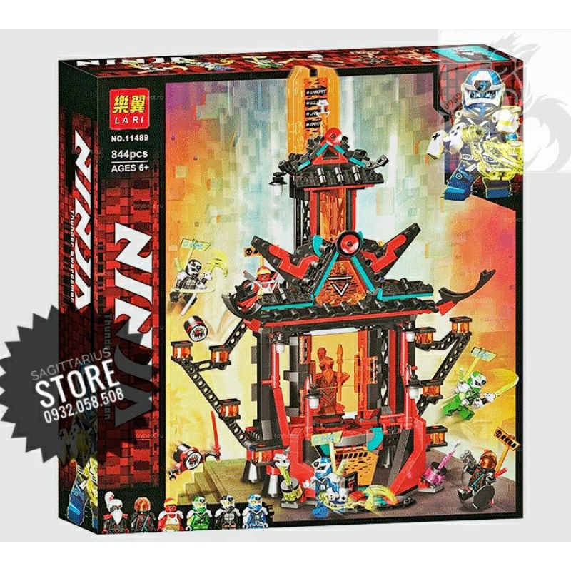 Lego Ninjago Lari 11489 Lắp Ráp Tu Viện Đế Chế Madness