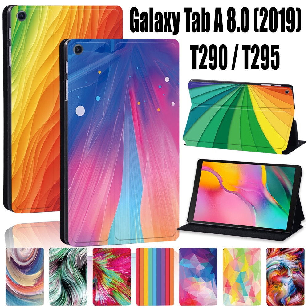 Bao Da Chống Rơi Màu Nước Cho Samsung Galaxy Tab A T290 / T295 (2019) 8.0 Inch