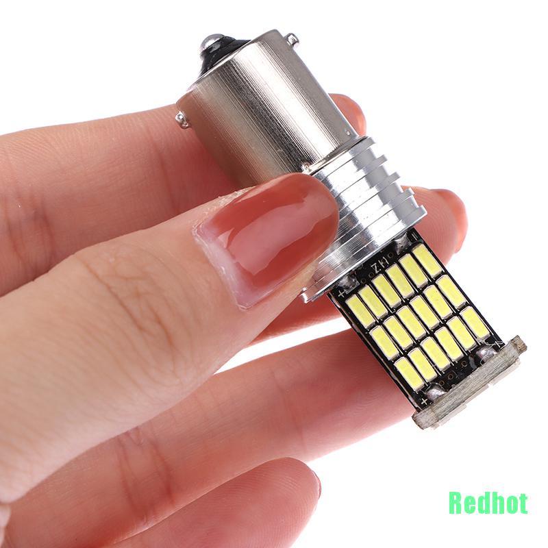 Bộ 2 Đèn Canbus 1156 15 Smd Ba15S P21W 6000k Ánh Sáng Trắng Cho Xe Hơi