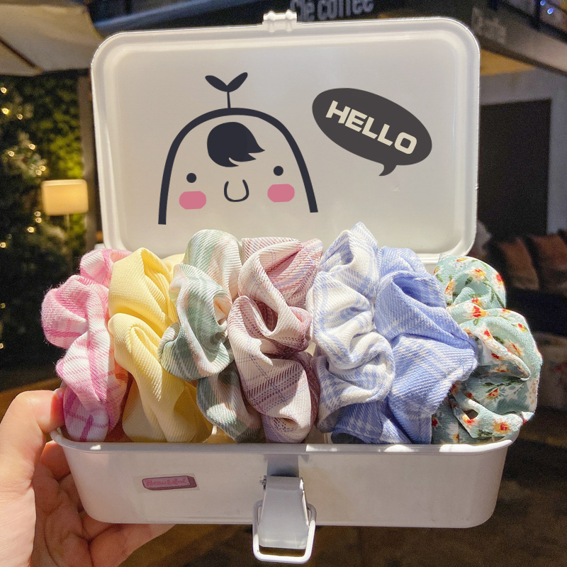 Dây Buộc Tóc Nữ Hình Bánh Donut Dễ Thương