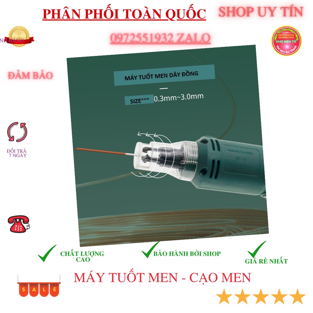 Máy cạo men dây đồng từ 0.25mm đến đây 2mm