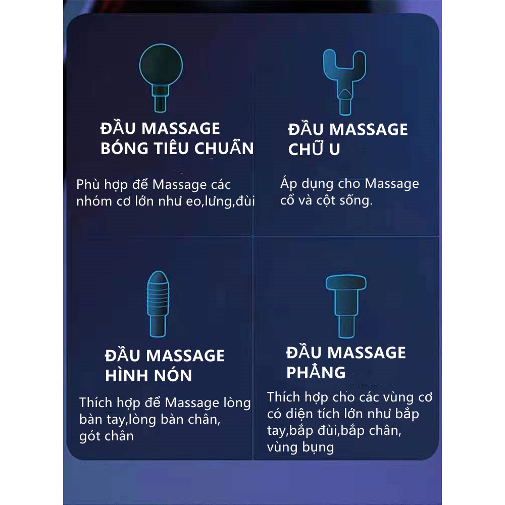 Súng massage mini 20 tốc độ súng massage thư giãn cơ massage rung massage
