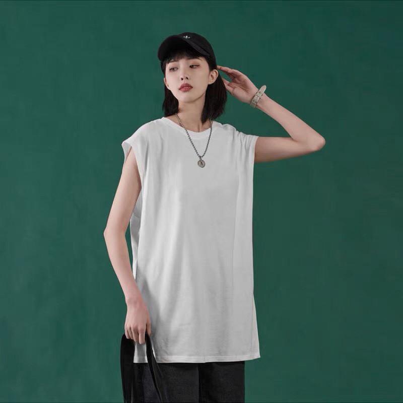 Áo thun ba lỗ WIND unisex form rộng sát nách Trơn thời trang nam nữ oversize ulzzang