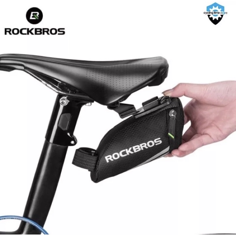 Túi gắn sau yên xe đạp ROCKBROS C28 đựng đồ có phản quang kích thước 8.4*16.5*9.6*12.8cm