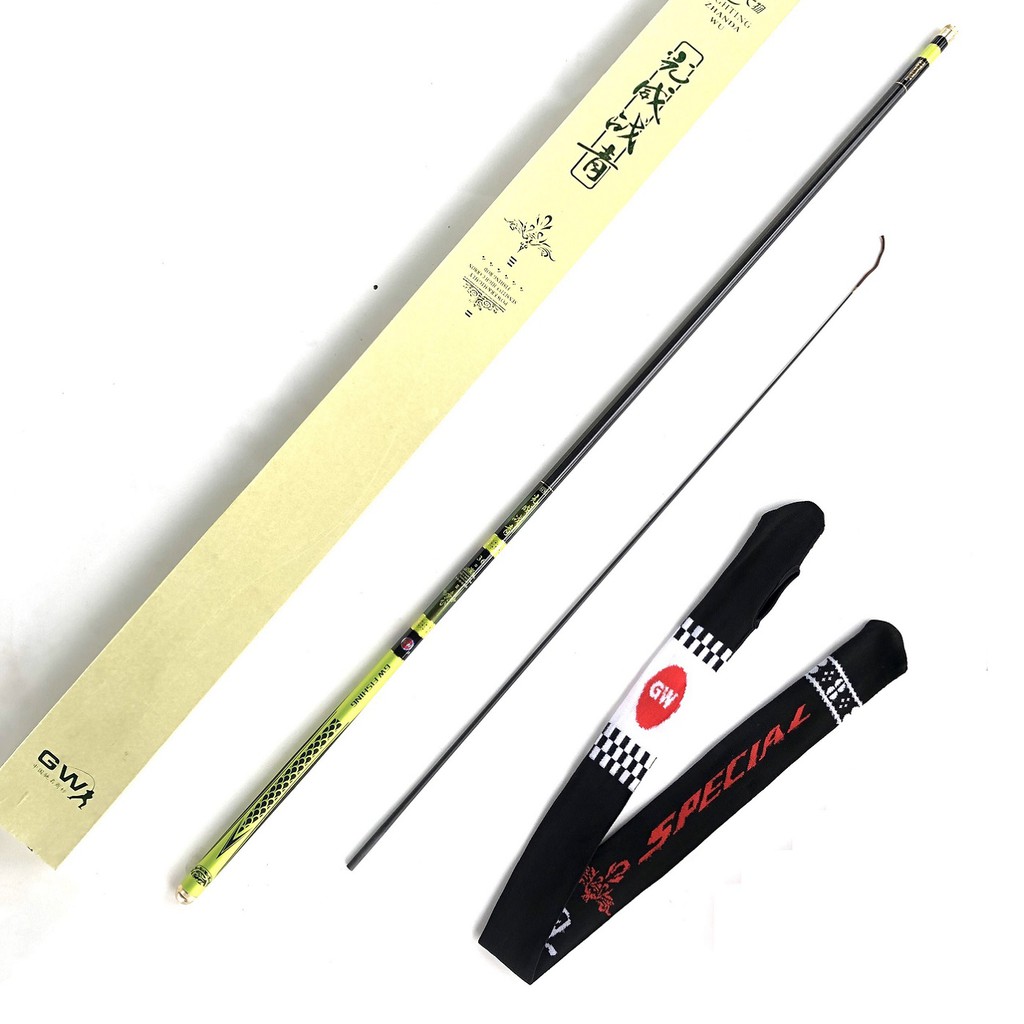 Cần câu tay GW 6H FISHING , tặng kèm đọt cần , 3m6 - 4m5 - 5m4 - 6m3 VR hàng chuẩn y hìnhg