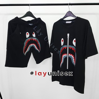 Quần short thun Bape cá mập